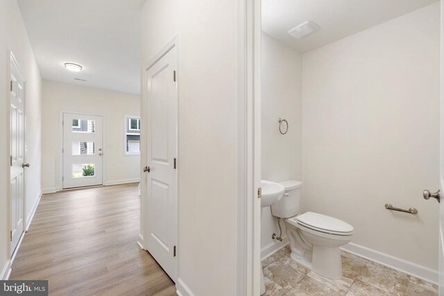 bathroom featuring toilet