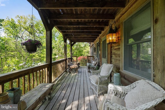 view of deck