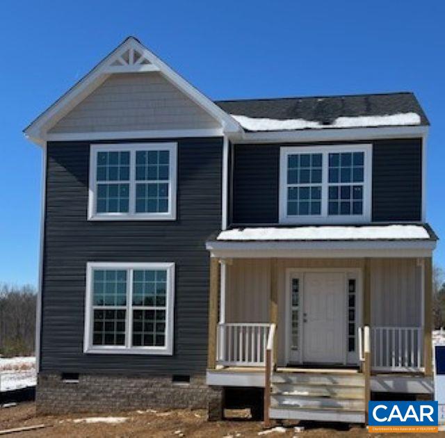 view of front of house with a porch