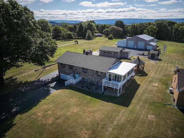 aerial view