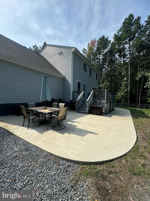 view of patio / terrace with a wooden deck