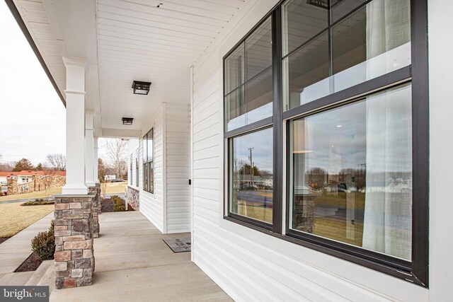 view of patio / terrace featuring a porch