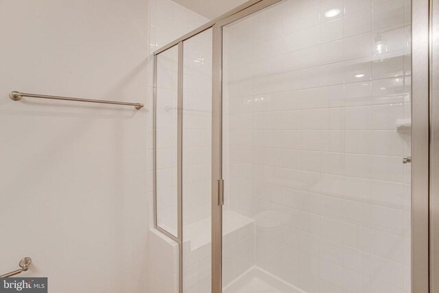 bathroom with walk in shower