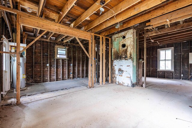 miscellaneous room with water heater