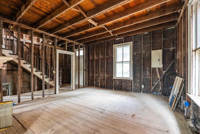 miscellaneous room featuring electric panel