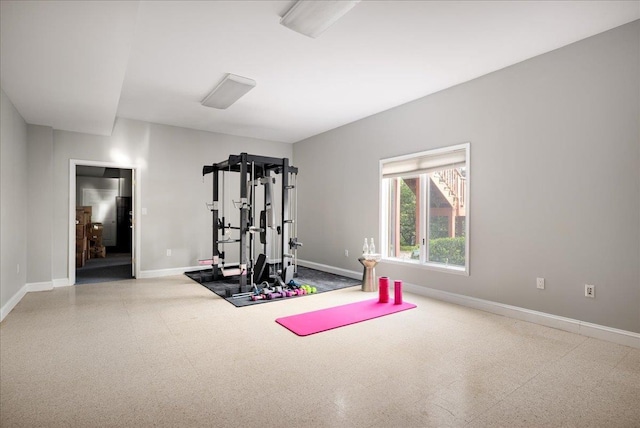 view of workout room