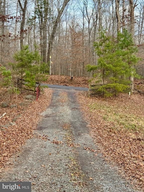 view of road