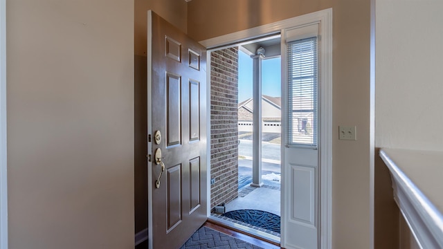 view of foyer entrance