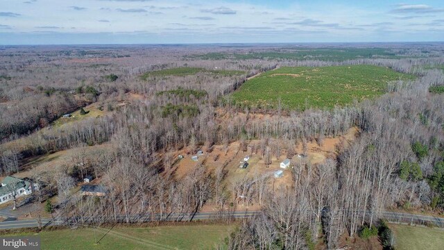 bird's eye view featuring a rural view