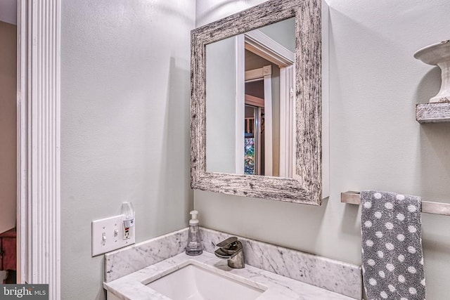 bathroom with a sink