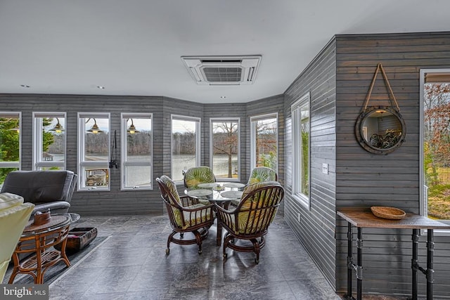 sunroom with a healthy amount of sunlight