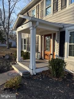 exterior space featuring a porch