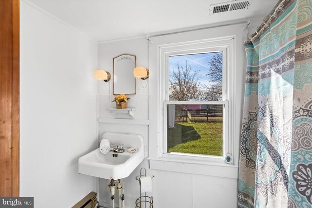 bathroom featuring sink