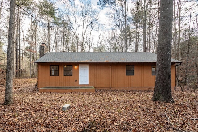 view of ranch-style home