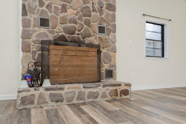 room details featuring wood-type flooring