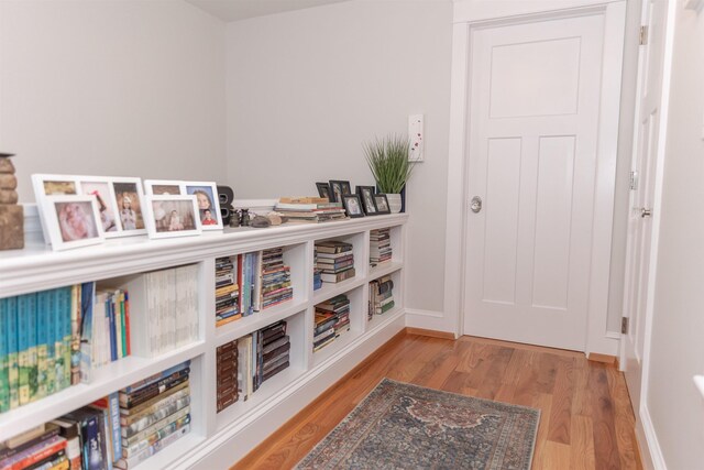 interior space featuring hardwood / wood-style floors