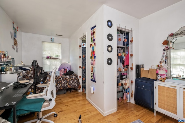 1122 Preston Ave Unit A-B, Charlottesville, VA 22903 - home office with light wood finished floors