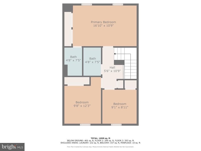 10718 Brice Ct, Fredericksburg, VA 22407 - property floor plan