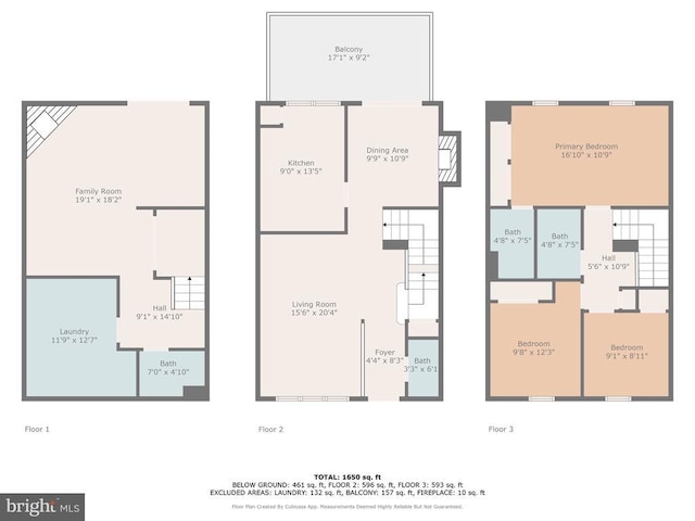 10718 Brice Ct, Fredericksburg, VA 22407 - floor plan / room layout