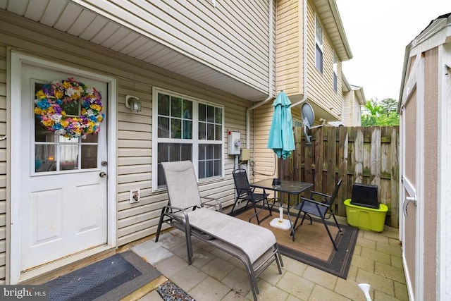 9910 Warwick Pl, Fredericksburg, VA 22408 - view of patio / terrace with outdoor dining area