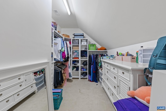 1972 Sclaters Ford Rd, Palmyra, VA 22963 - spacious closet featuring vaulted ceiling and light colored carpet