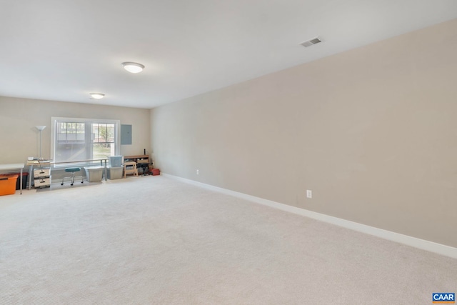 2153 Saranac Ct, Charlottesville, VA 22911 - interior space featuring visible vents, baseboards, and carpet floors