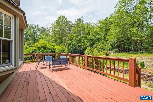 168 Lakeland Ln, Faber, VA 22938 - view of wooden terrace
