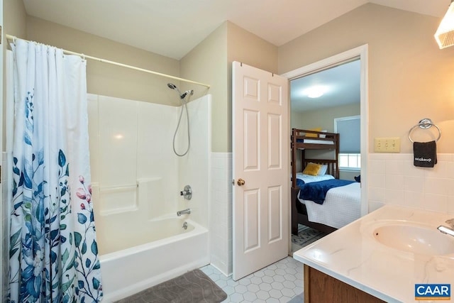 168 Lakeland Ln, Faber, VA 22938 - ensuite bathroom featuring shower / tub combo with curtain and vanity