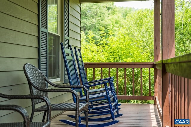 168 Lakeland Ln, Faber, VA 22938 - view of wooden terrace