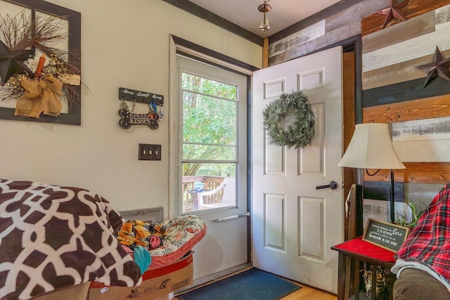 9274 Spotswood Trl, Mcgaheysville, VA 22840 - doorway with wood finished floors