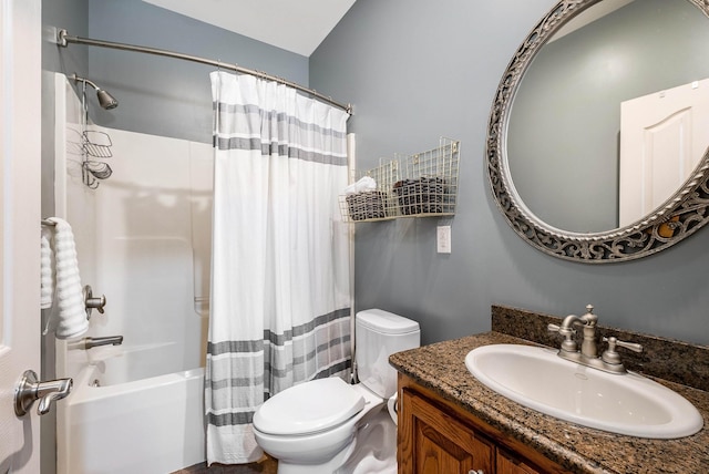 1763 Red Top Orchard Rd, Waynesboro, VA 22980 - full bath featuring toilet, shower / bath combination with curtain, and vanity