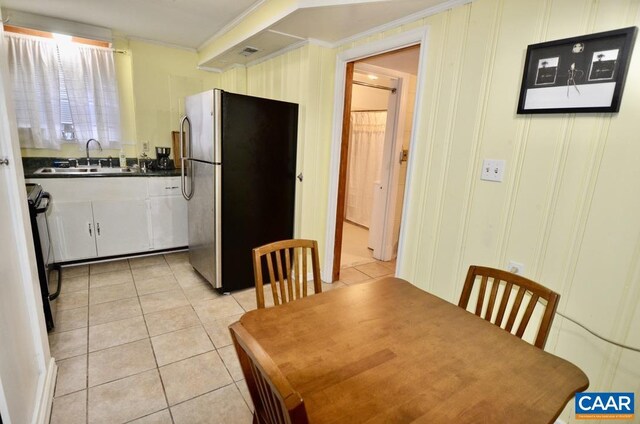 1895 Westview Rd, Charlottesville, VA 22903 - dining space featuring crown molding and light tile patterned flooring