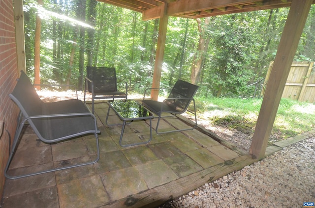 view of patio / terrace