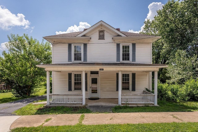 1221 Keezletown Rd, Weyers Cave, VA 24486 - view of front of property with covered porch