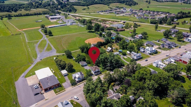1221 Keezletown Rd, Weyers Cave, VA 24486 - aerial view of property's location with nearby suburban area
