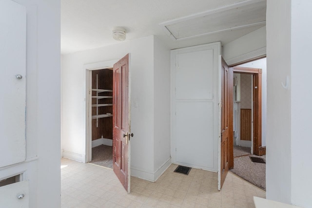 1221 Keezletown Rd, Weyers Cave, VA 24486 - hall with attic access and light floors