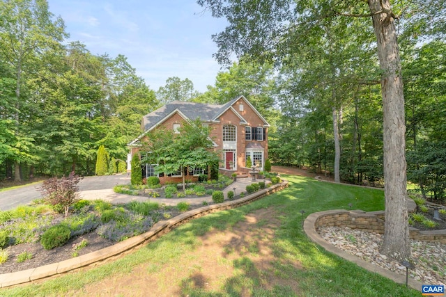 797 Willow Ridge Rd, Troy, VA 22974 - view of front facade with a front yard and brick siding