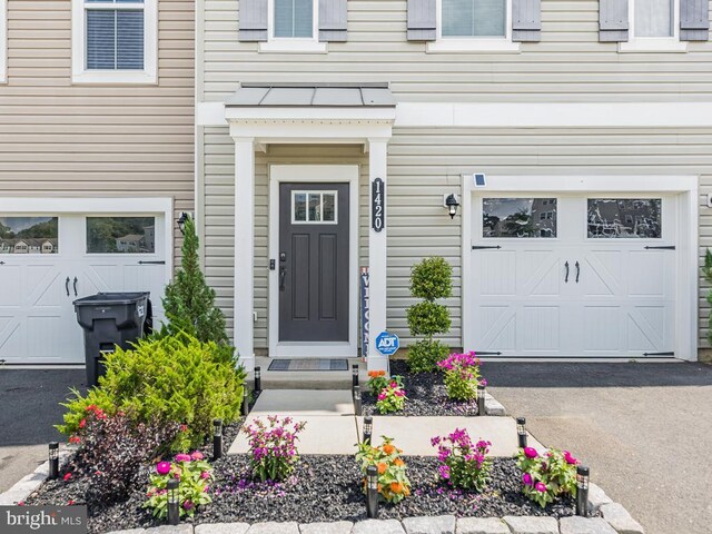 1420 Teagan Dr, Fredericksburg, VA 22408 - property entrance featuring an attached garage