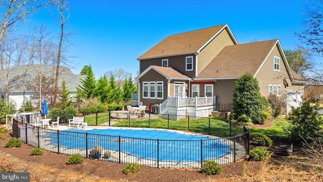 11135 Vanderbilt Cv, Spotsylvania, VA 22551 - rear view of house featuring fence and a patio area