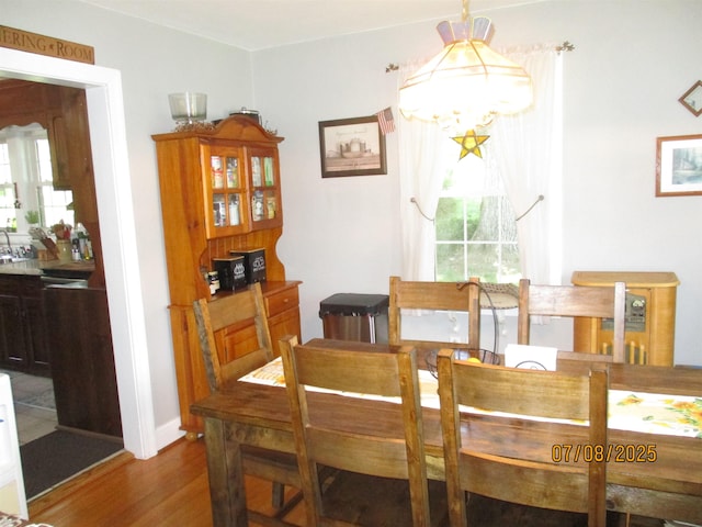 835 Rosser Ave, Waynesboro, VA 22980 - dining space with wood finished floors