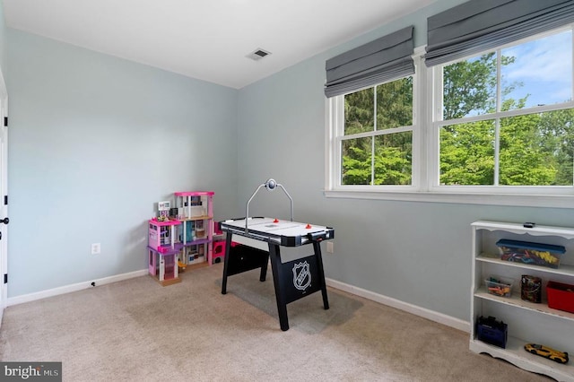  - playroom with carpet floors