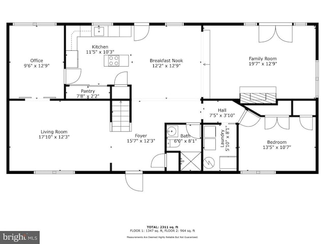  - view of floor plan / room layout