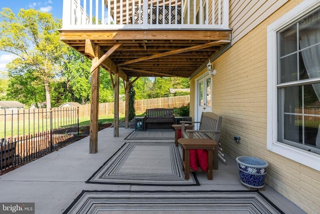 15103 Jenkins Hill Ln, Culpeper, VA 22701 - view of patio featuring a fenced backyard