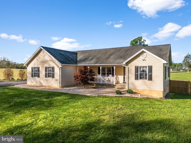 15103 Jenkins Hill Ln, Culpeper, VA 22701 - ranch-style home with covered porch