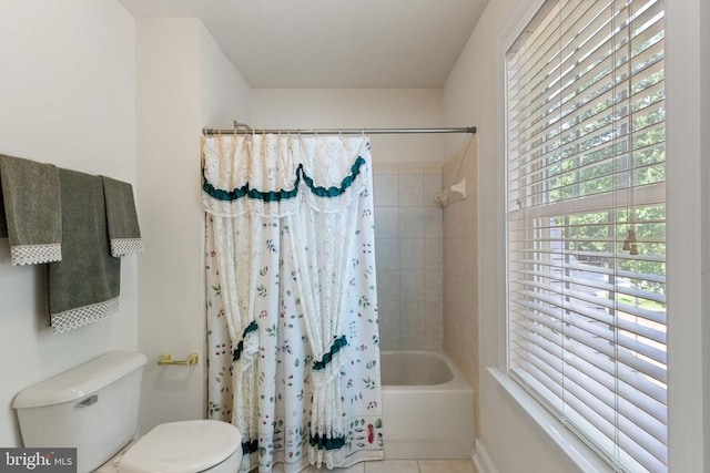 11918 Boulder Ct, Spotsylvania, VA 22553 - bathroom featuring tile patterned flooring and shower / bath combination with curtain