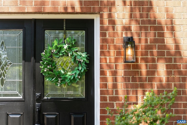 1601 Antoinette Ave, Charlottesville, VA 22903 - property entrance featuring brick siding