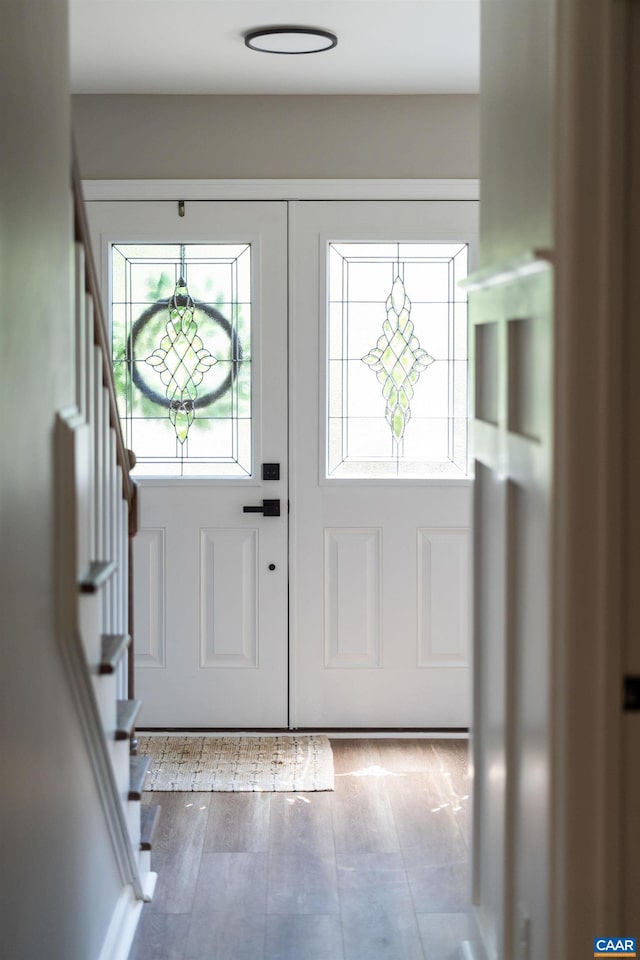 1601 Antoinette Ave, Charlottesville, VA 22903 - entryway with stairway