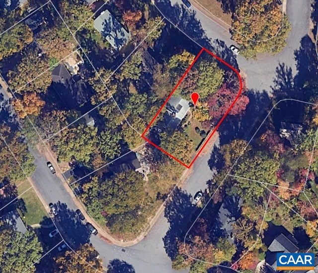1601 Antoinette Ave, Charlottesville, VA 22903 - map / location with property boundaries highlighted