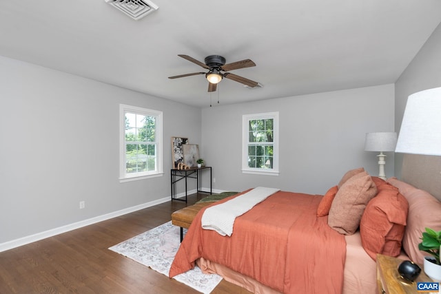 1601 Antoinette Ave, Charlottesville, VA 22903 - bedroom featuring wood finished floors and ceiling fan