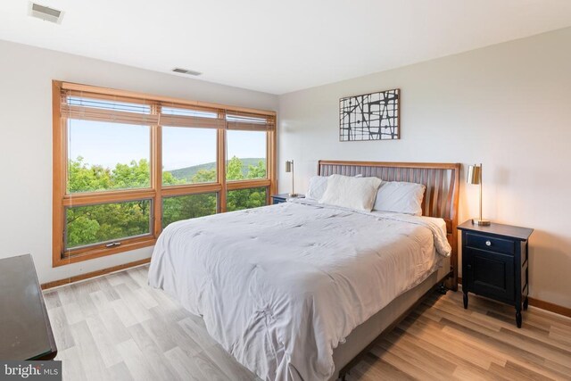 1545 Cliffs, Roseland, VA 22967 - bedroom featuring multiple windows, light wood finished floors, and baseboards